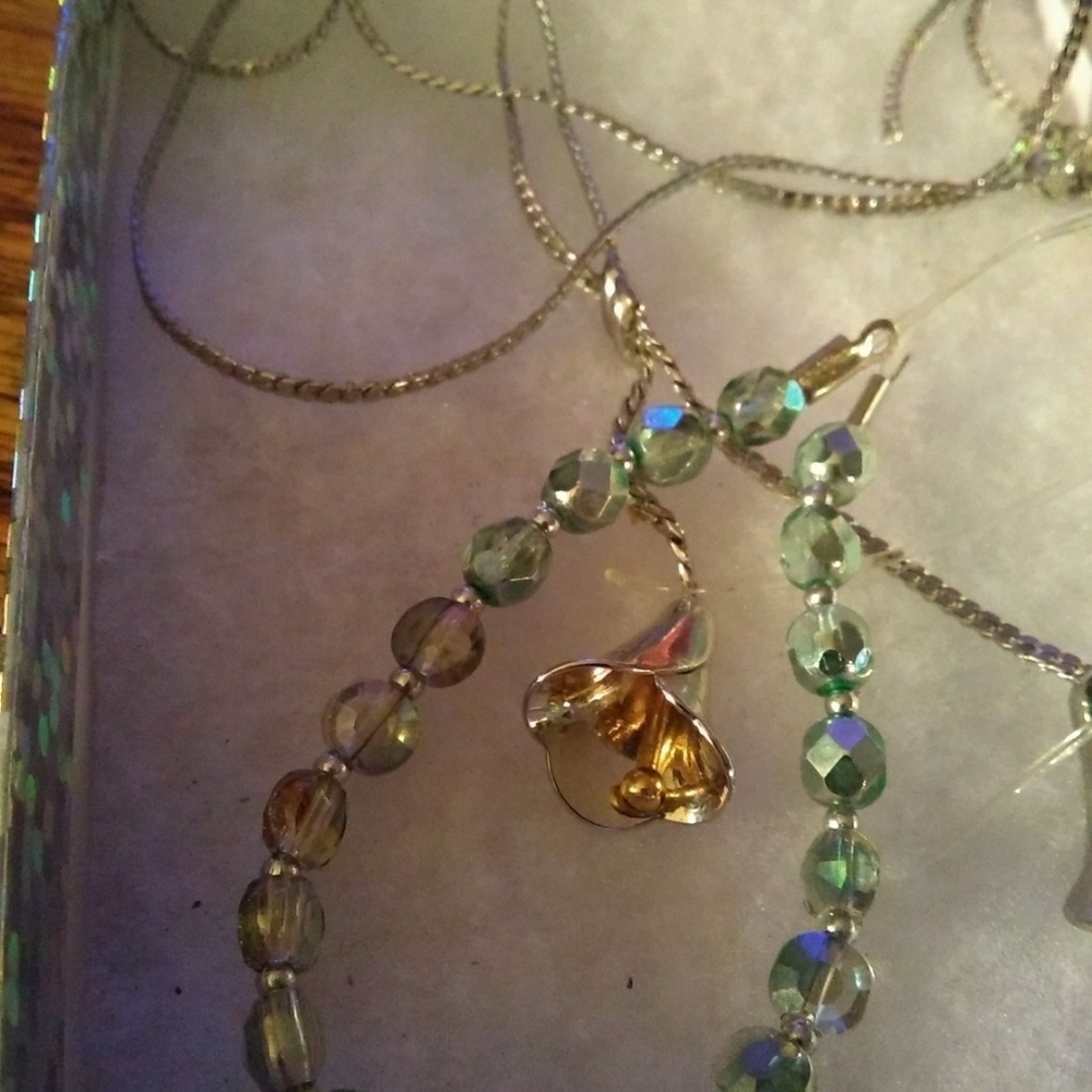 Necklace and Earring Set with the
